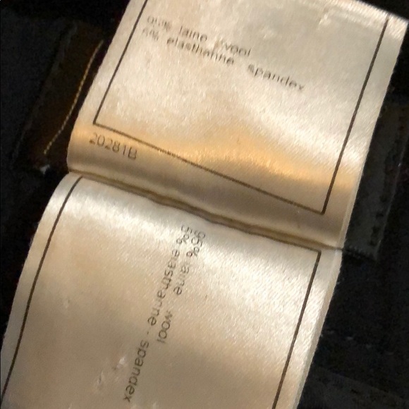 Chanel high rise wide leg wool side zip trouser - Picture 10 of 10